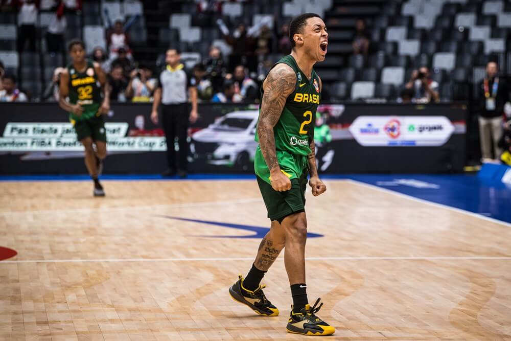 Basketball player caught in professional game