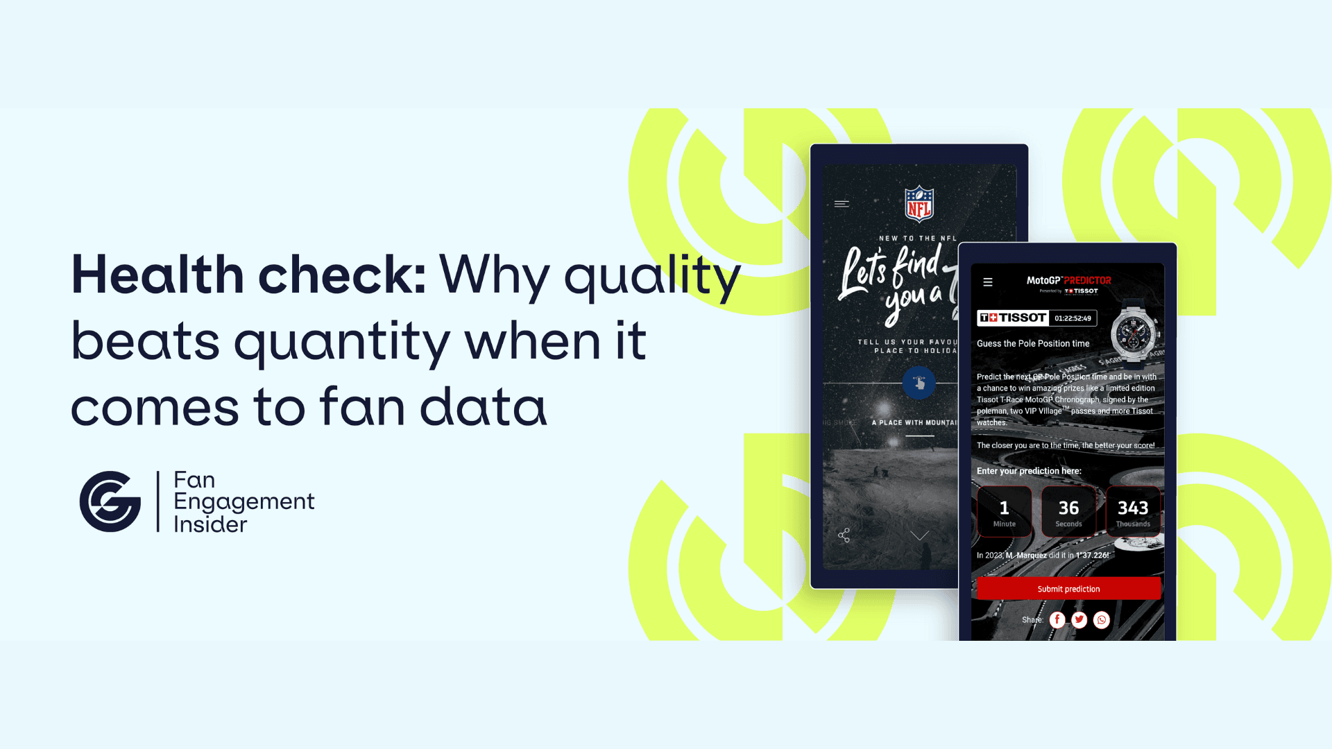 Why quality beats quanity when it comes to fan data.