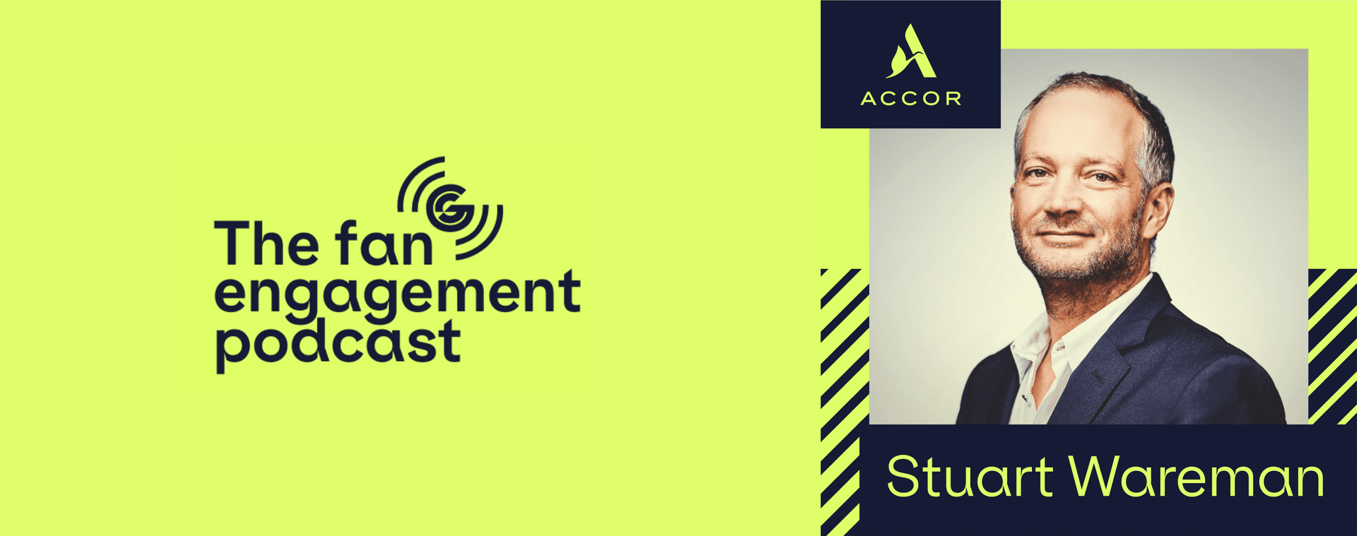 Stuart Wareman on the podcast “the fan engagement”.