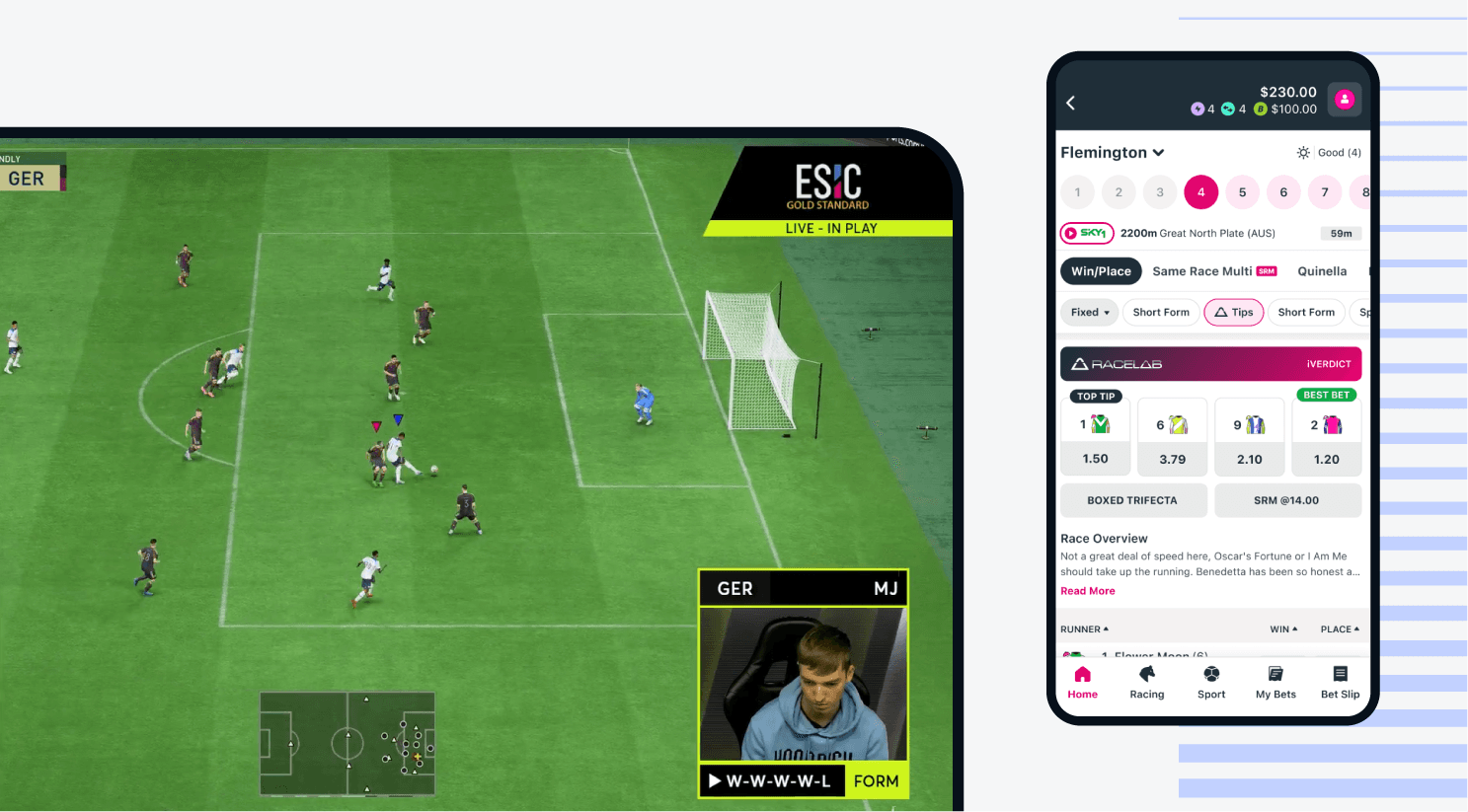 Live Betting Content